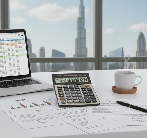 Casio DJ-240DPLUS Desktop Calculator | 14-Digit Display | Office Calculator Dubai UAE