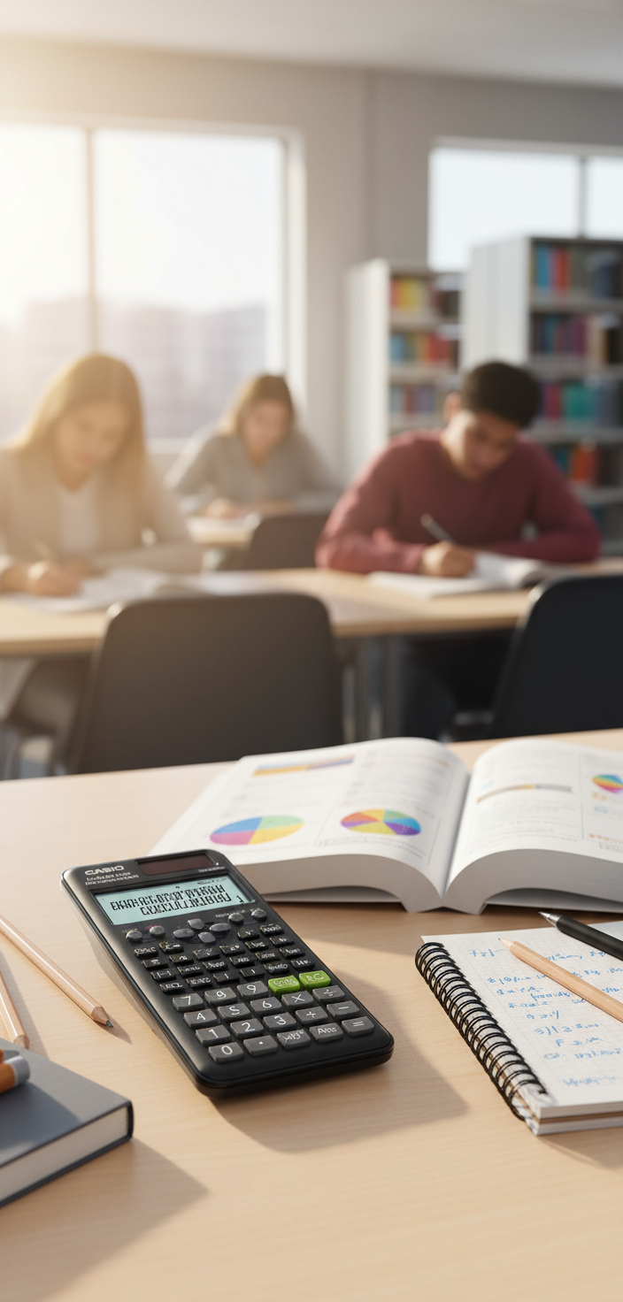 Casio FX-991ES Plus Scientific Calculator - 417 Functions | UAE Approved for Schools & Universities