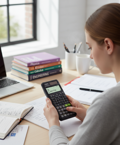 Casio FX-991ES PLUS Scientific Calculator - 417 Functions | Solar Powered | UAE