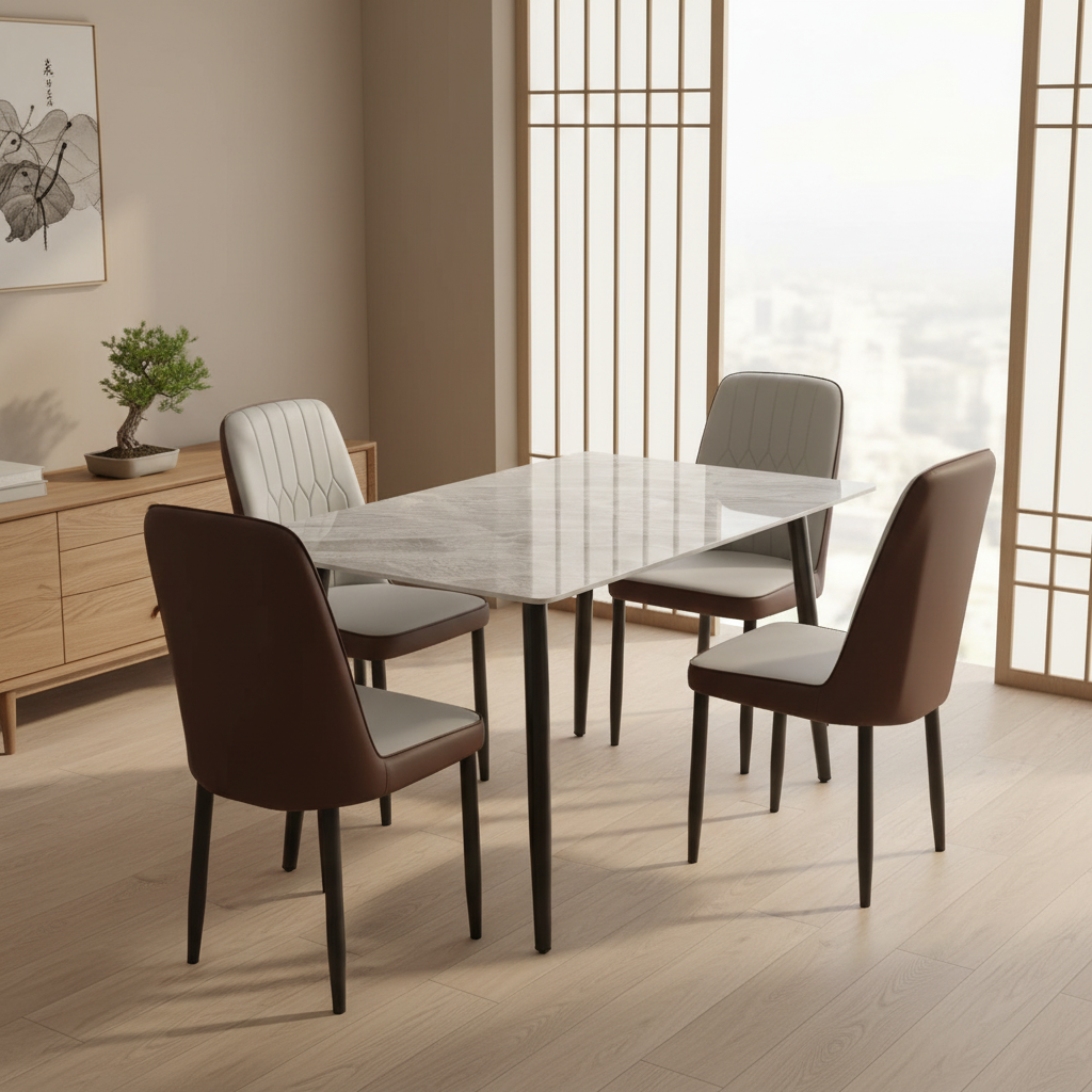Premium 5-Piece Dining Set IH 5274 | Dining Table & 4 Chairs