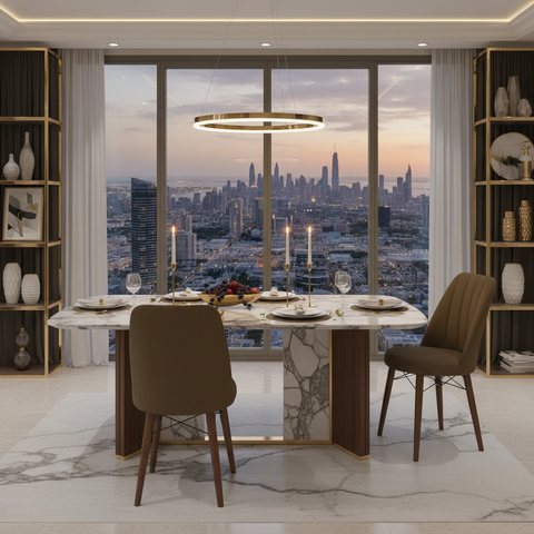 Dining Chair IH-209 | Premium Wooden Chair for Home & Office UAE