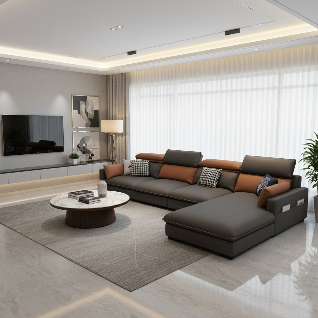 Corner Sofa IH CS-1147 | Premium L-Shape Sofa UAE