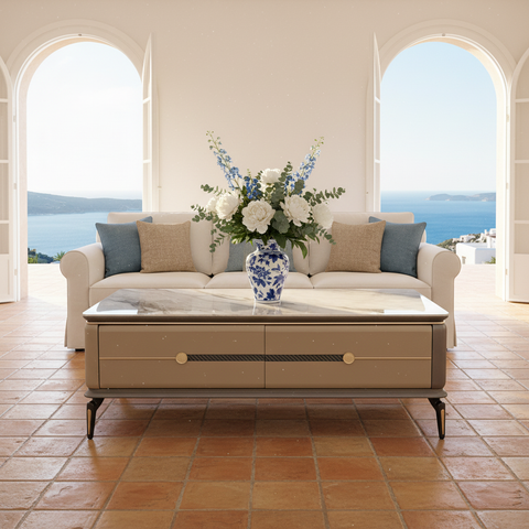 Ceramic Top High Gloss Center Table | IH CT B2-13 | INFINI HOMES UAE