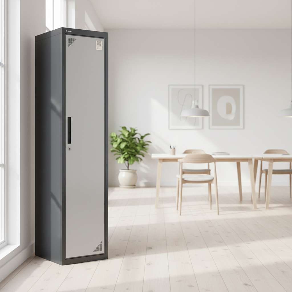 GO 1 Tier Steel Locker | Model GO-T1 (FYD-G001) | H185 × W38 × D45 cm