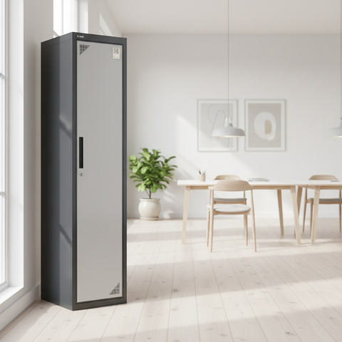 GO 1 Tier Steel Locker | Model GO-T1 (FYD-G001) | H185 × W38 × D45 cm