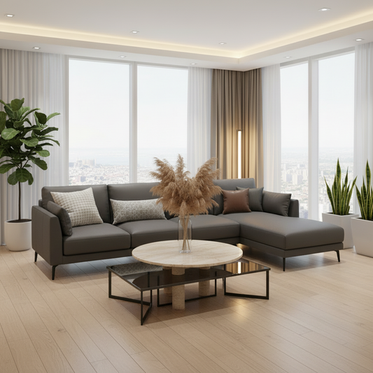 Corner Sofa IH CS-1155 | Premium L-Shape Sofa UAE