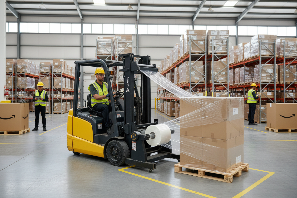 Machine Stretch Film 13kg T30 Grade - Industrial Pallet Wrap UAE | Super Power