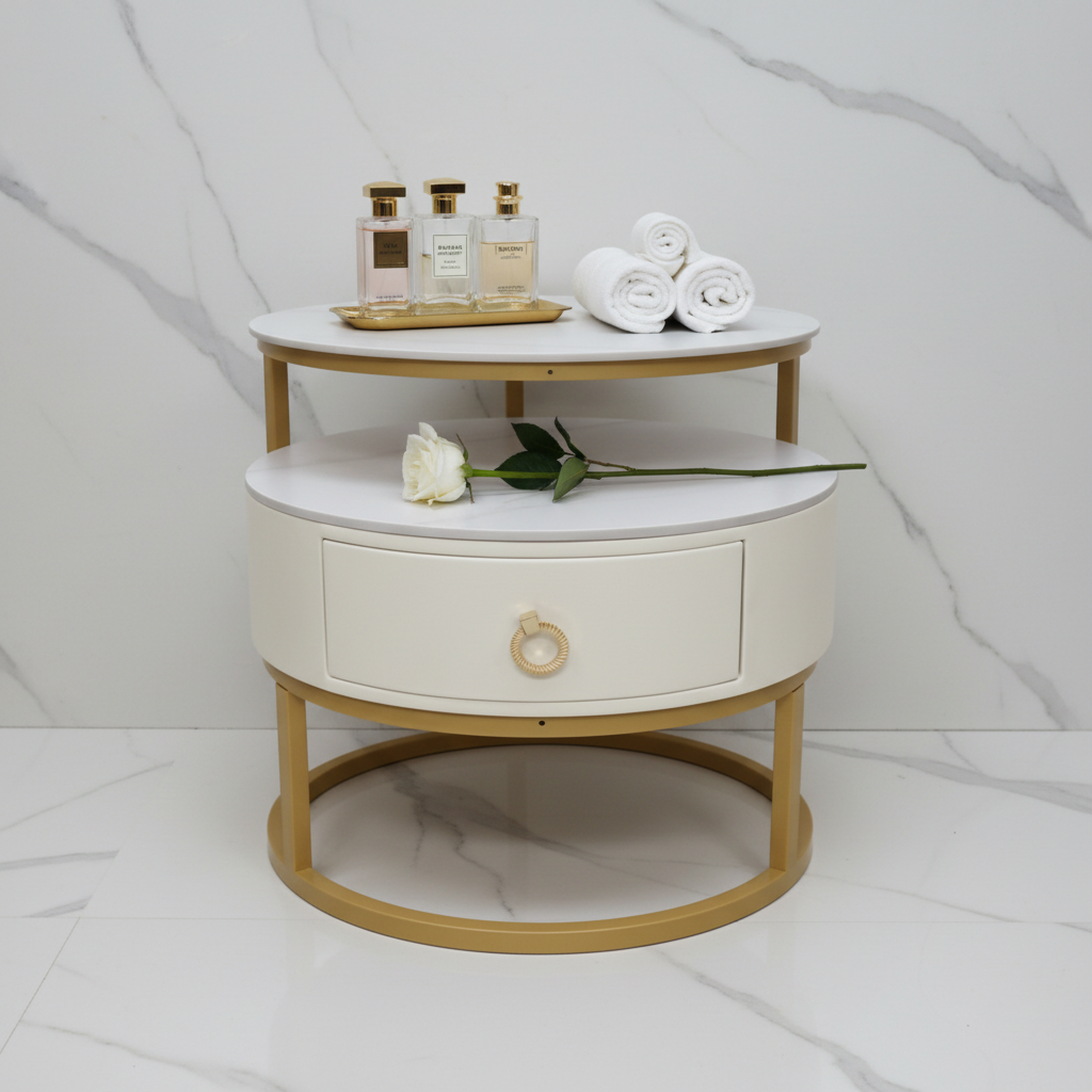 COFFEE TABLE (1+1) IH-80 | White Modern Coffee Table UAE