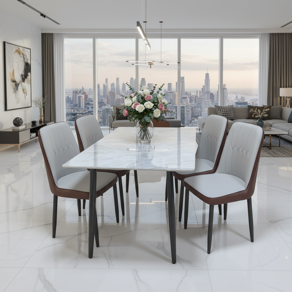 Premium 5-Piece Dining Set IH 5274 | Dining Table & 4 Chairs