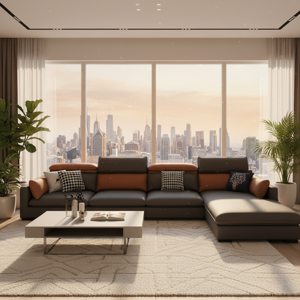 Corner Sofa IH CS-1147 | Premium L-Shape Sofa UAE