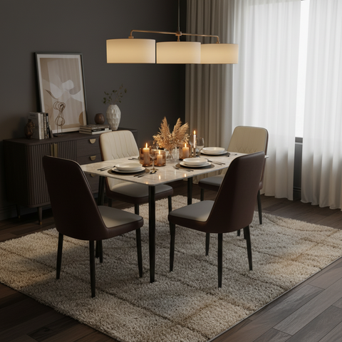 Premium 5-Piece Dining Set IH 5274 | Dining Table & 4 Chairs