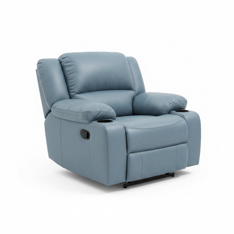 Light Blue Single Recliner Chair IH 225 – Buy Online in UAE | INFINI HOMES