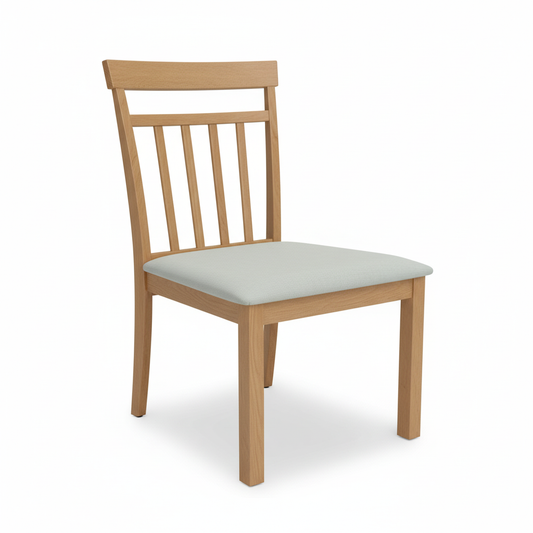 Malaysian Dining Chair IH 658 | Premium Wood Finish | INFINI HOMES UAE Oak