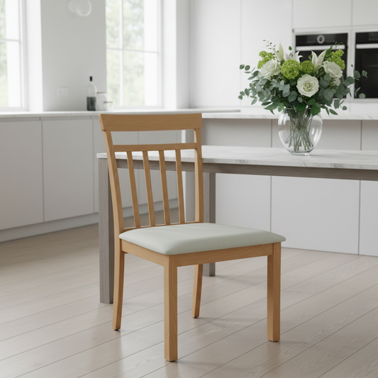 Malaysian Dining Chair IH 658 | Premium Wood Finish | INFINI HOMES UAE