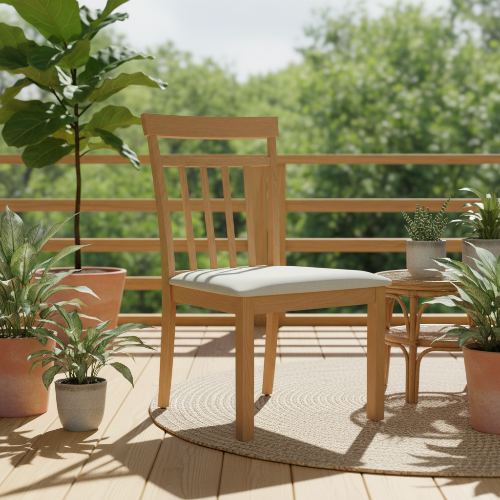 Malaysian Dining Chair IH 658 | Premium Wood Finish | INFINI HOMES UAE