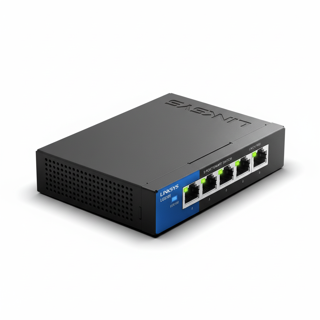 Linksys LGS105 5-Port Gigabit Ethernet Switch UAE | Dubai Abu Dhabi Sharjah Ajman