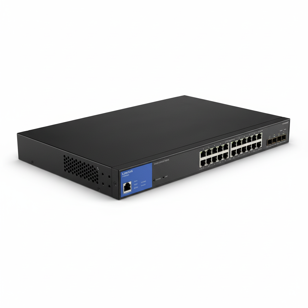 Linksys LGS328MPC 24-Port Managed Gigabit PoE Switch UAE | Dubai Abu Dhabi Sharjah Ajman Umm Al Quwain Ras Al Khaimah Fujairah | UAE-Wide Delivery
