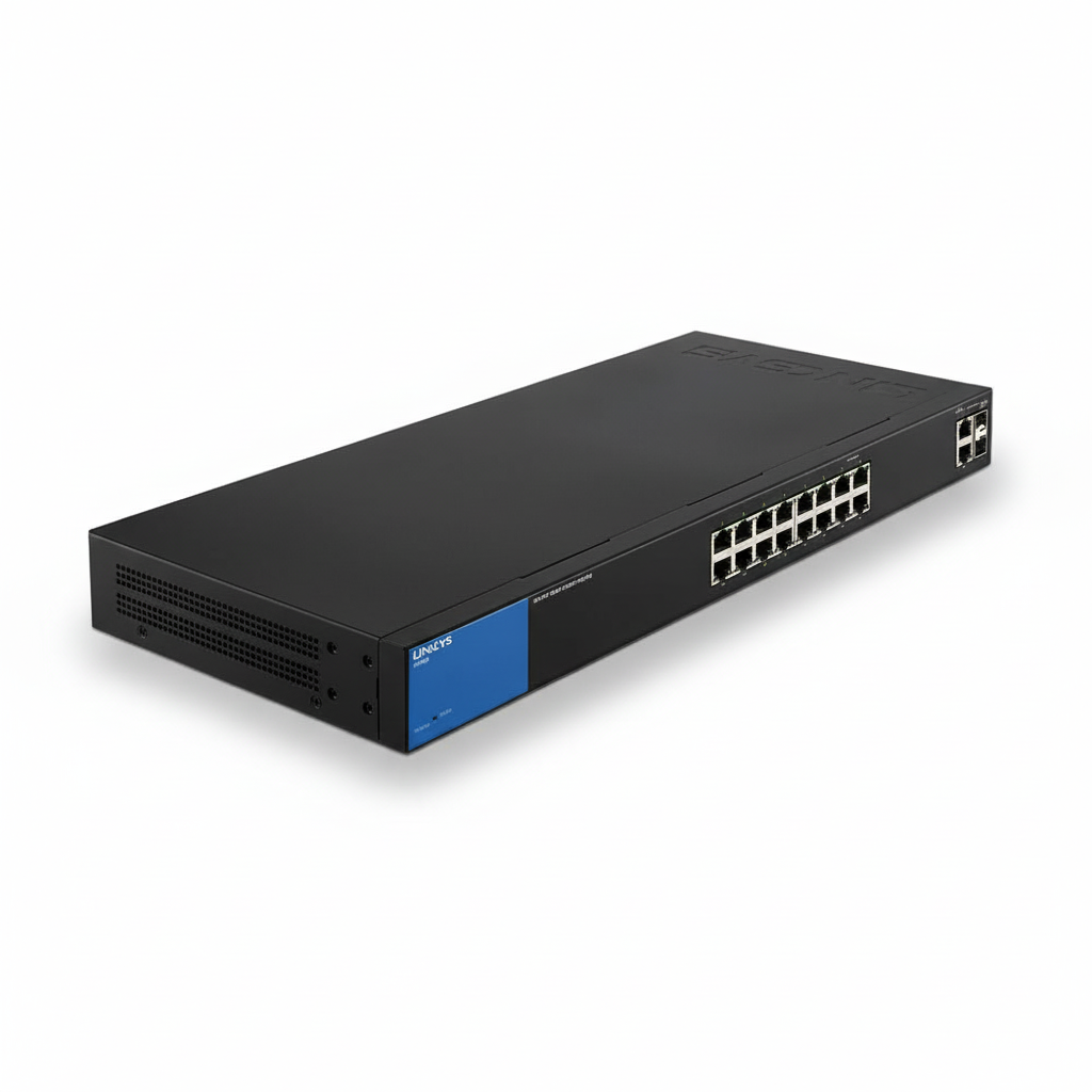 Linksys LGS318 16-Port Gigabit Smart Managed Switch UAE | Dubai Abu Dhabi Sharjah Ajman Umm Al Quwain Ras Al Khaimah Fujairah | UAE-Wide Delivery