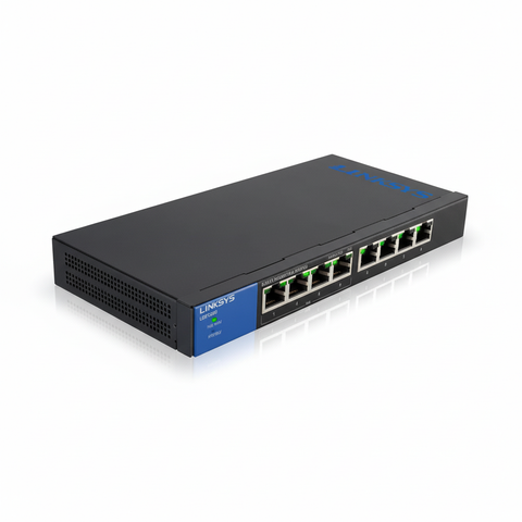 Linksys LGS108P 8-Port Desktop Gigabit PoE Switch UAE | Dubai Abu Dhabi Sharjah Ajman Umm Al Quwain Ras Al Khaimah Fujairah | UAE-Wide Delivery