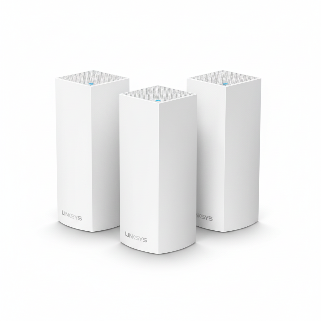Linksys Velop WHW0303 Tri-Band Whole Home Intelligent Mesh WiFi System 3-Pack UAE | Dubai Abu Dhabi Sharjah Ajman Umm Al Quwain Ras Al Khaimah Fujairah | UAE-Wide Delivery