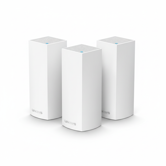 Linksys Velop WHW0303 Tri-Band Whole Home Intelligent Mesh WiFi System 3-Pack UAE | Dubai Abu Dhabi Sharjah Ajman Umm Al Quwain Ras Al Khaimah Fujairah | UAE-Wide Delivery