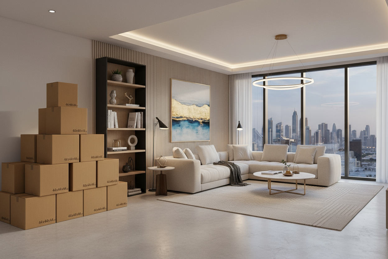 Heavy-Duty Cardboard Shipping Boxes UAE - 5-Ply Corrugated Storage Cartons 30kg Capacity - Dubai Abu Dhabi Delivery