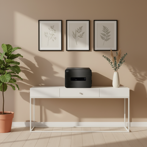 METACEL Fire Resistant Safe MC-020PR Grey - Digital Lock & Fingerprint - UAE Delivery