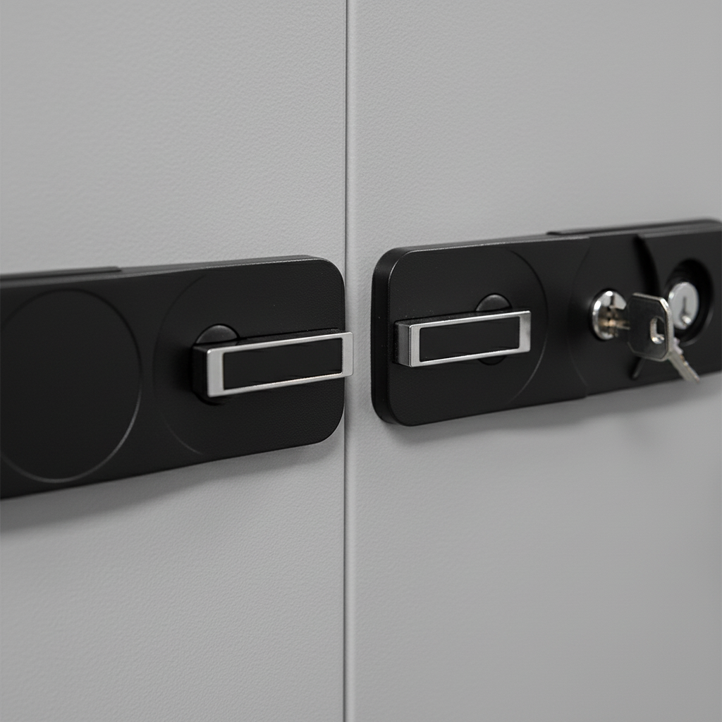 Eagle SS-700 Fire-Resistant Safe Cabinet – Grey, Dual Key Lock System