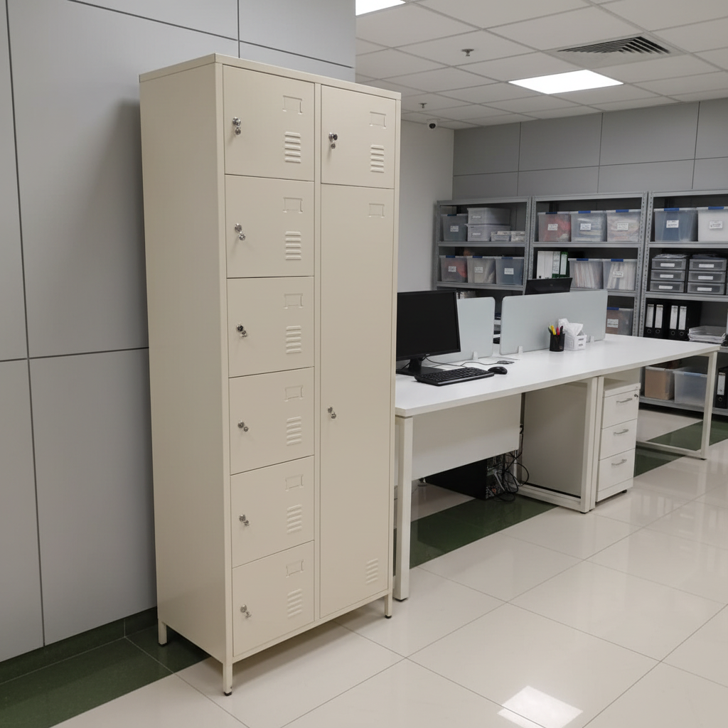 Metal 8 Door Duplex Locker IH 2L-8D | Steel Storage Locker UAE