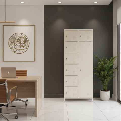 Metal 8 Door Duplex Locker IH 2L-8D | Steel Storage Locker UAE