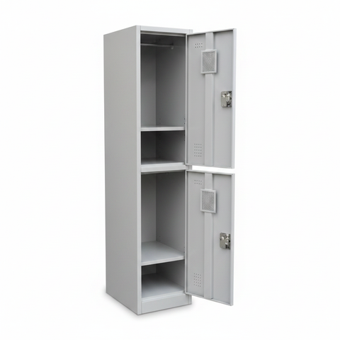 Heavy Duty Steel Two-Tier Locker | IH FS-124 | UAE Delivery