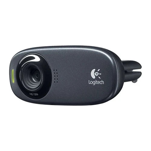 Logitech C310 HD Webcam Black | 720p Video Calling for UAE Offices