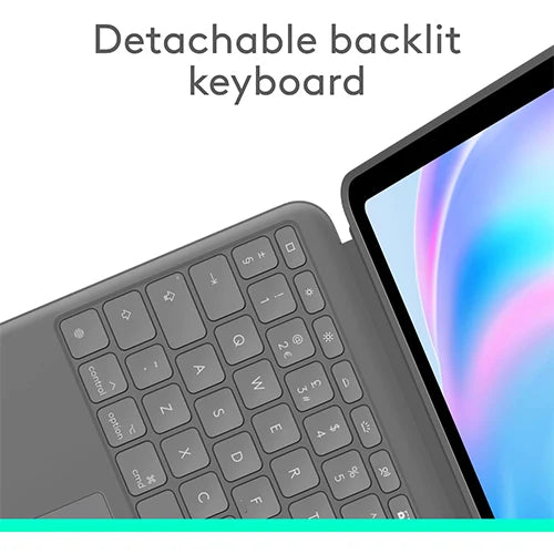 Logitech Combo Touch iPad Air 13-inch (M2) Keyboard Case Grey | UAE Delivery