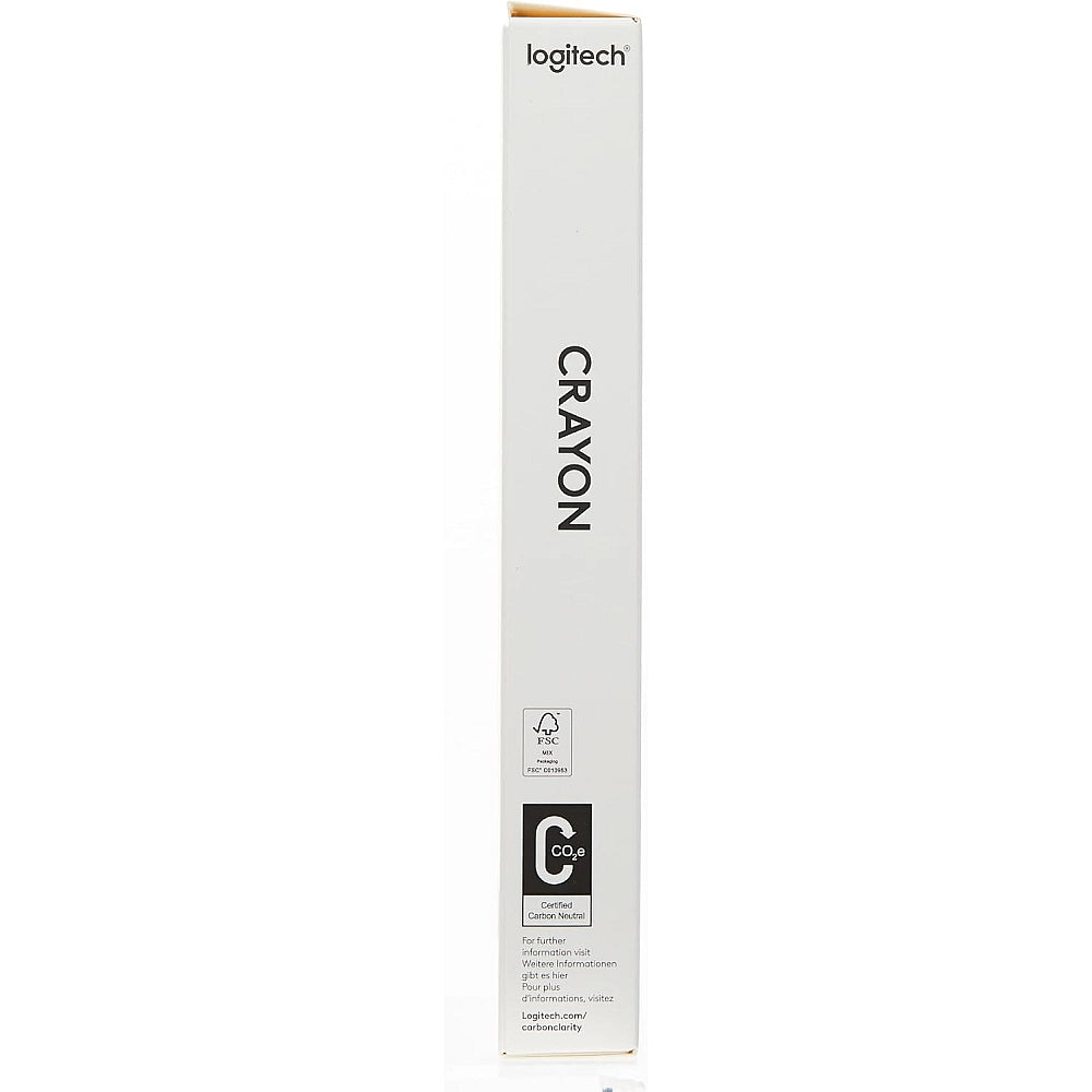 Logitech Crayon USB-C Digital Pencil for iPad – Apple Pencil Technology, Pixel-Perfect Precision, Smart Tip, Fast Charging – Silver