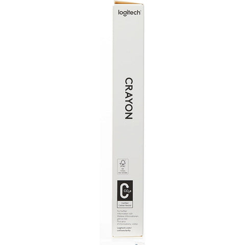 Logitech Crayon USB-C Digital Pencil for iPad – Apple Pencil Technology, Pixel-Perfect Precision, Smart Tip, Fast Charging – Silver
