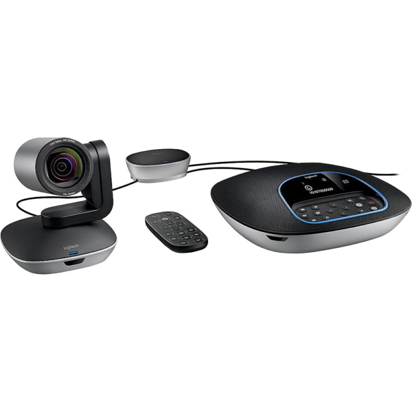Logitech Group USB HD Video Conferencing System Dubai | PTZ Camera for Large Meeting Rooms UAE