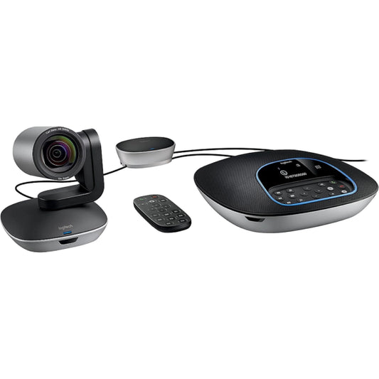Logitech Group USB HD Video Conferencing System Dubai | PTZ Camera for Large Meeting Rooms UAE
