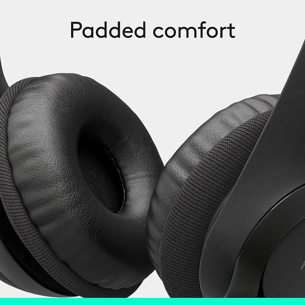 Logitech H390 USB Wired Headset with Noise-Cancelling Mic | UAE Delivery
