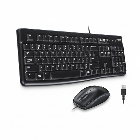 MK120 Wired English Keyboard with Optical Mouse Black – Plug & Play USB Combo | UAE Stock – Dubai, Abu Dhabi, Sharjah, Ajman, Fujairah, Ras Al Khaimah & Umm Al Quwain