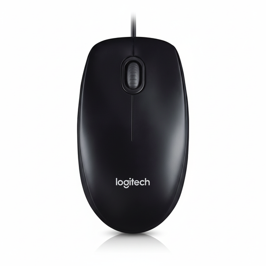 M90 Full Size Corded Mouse Black UAE | Plug & Play USB Wired Mouse