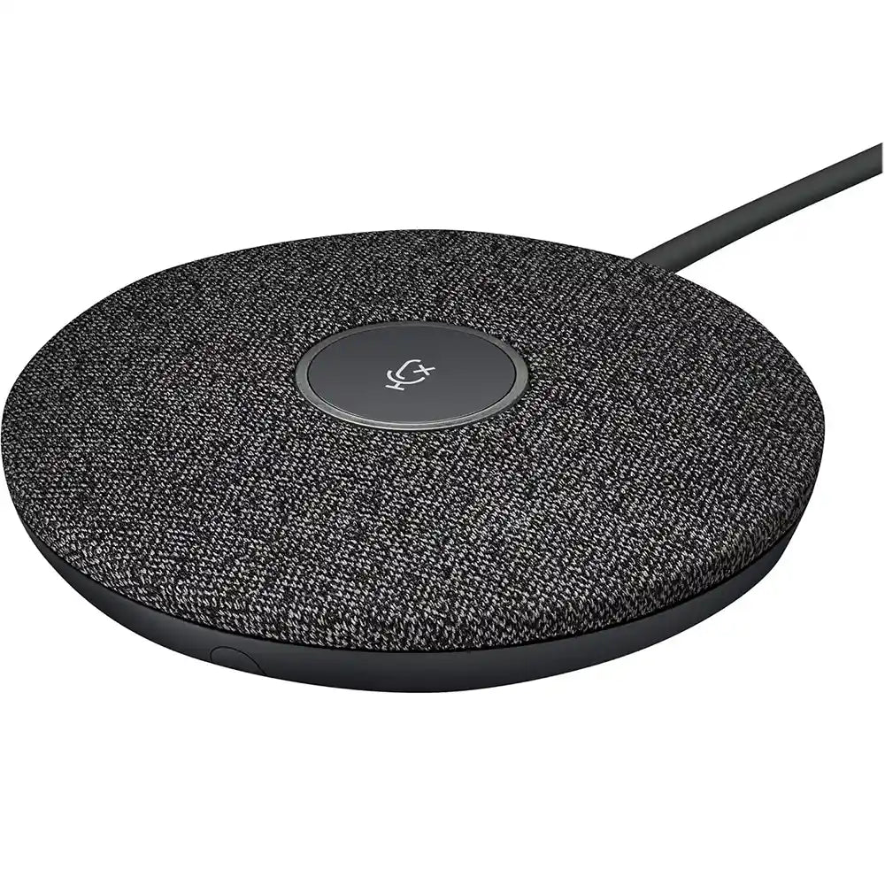 Logitech Rally Mic Pod Graphite Table Microphone UAE | Professional Conference Audio Dubai
