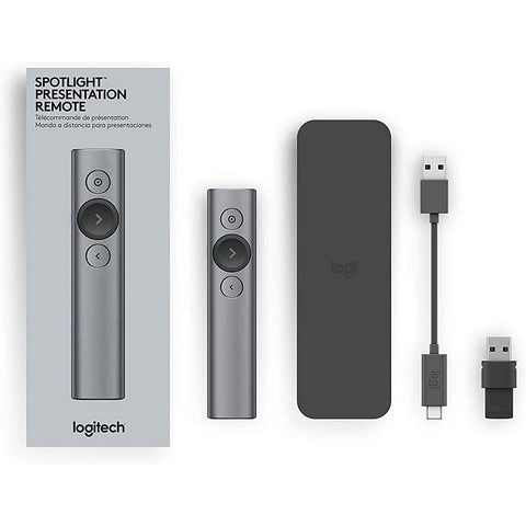 Logitech Spotlight Presentation Remote – Wireless Presenter UAE | Dubai, Abu Dhabi, Sharjah Delivery
