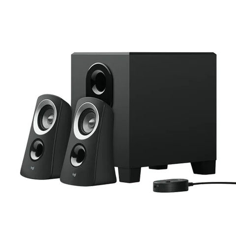 Logitech Z313 Speaker System with Subwoofer Black | 50W 2.1 Speakers UAE