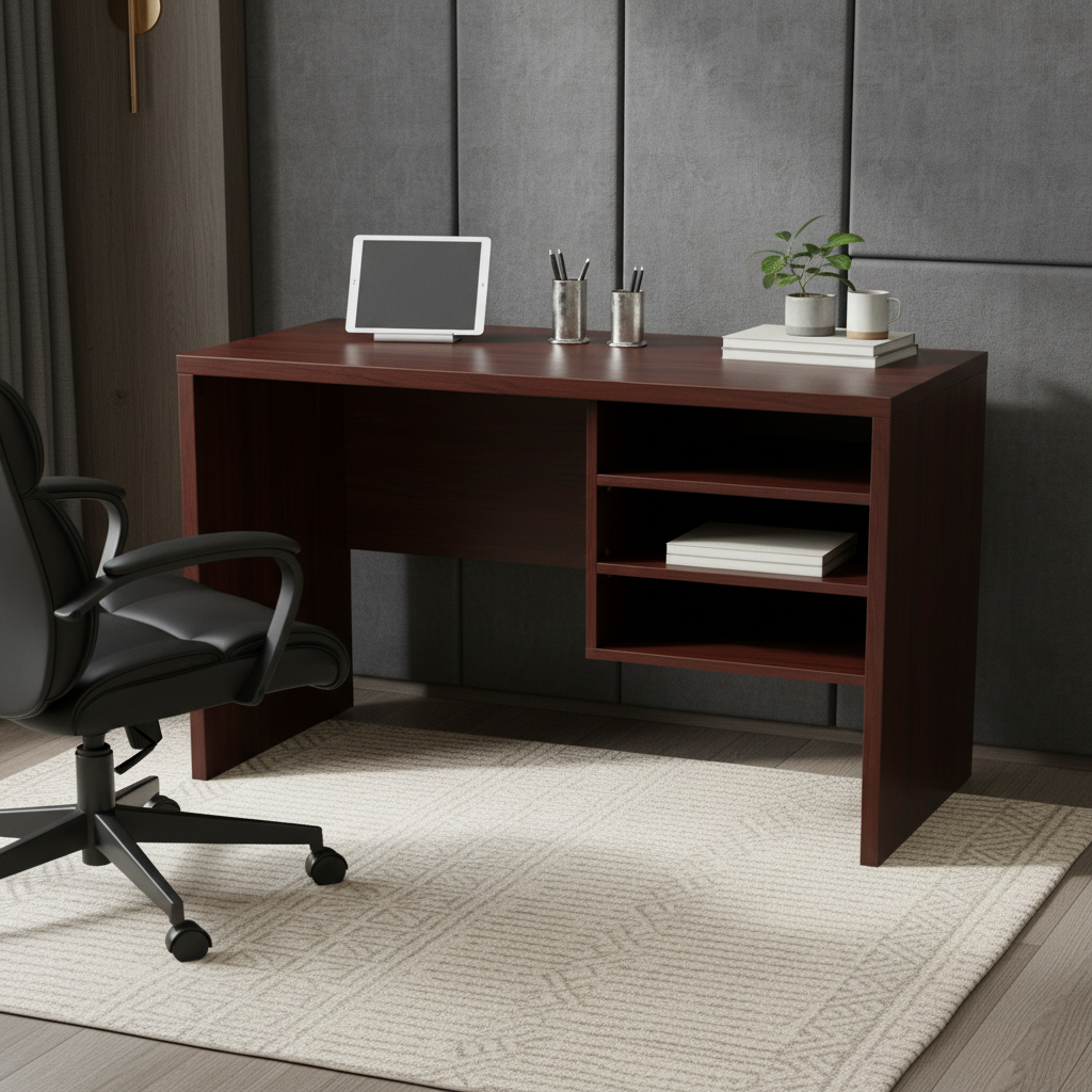 Premium Cherry Office Desk | UAE-Wide Delivery | INFINI HOMES