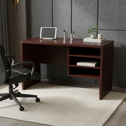 Premium Cherry Office Desk | UAE-Wide Delivery | INFINI HOMES