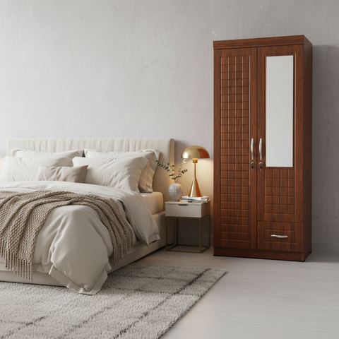 Wooden Wardrobe IH 8821 | Premium Storage Cabinet UAE | Dubai, Abu Dhabi & All Emirates
