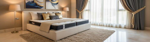 INFINI HOMES High Density Foam White Mattress - 90x190x10cm Folding