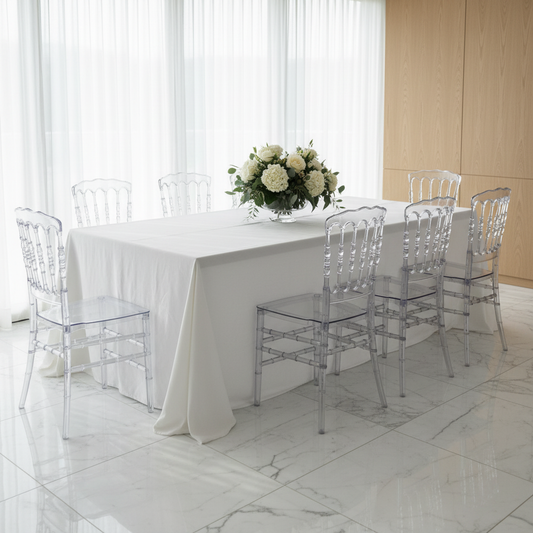 Transparent Dining Chair 40x40x90cm | Modern Acrylic Chair UAE