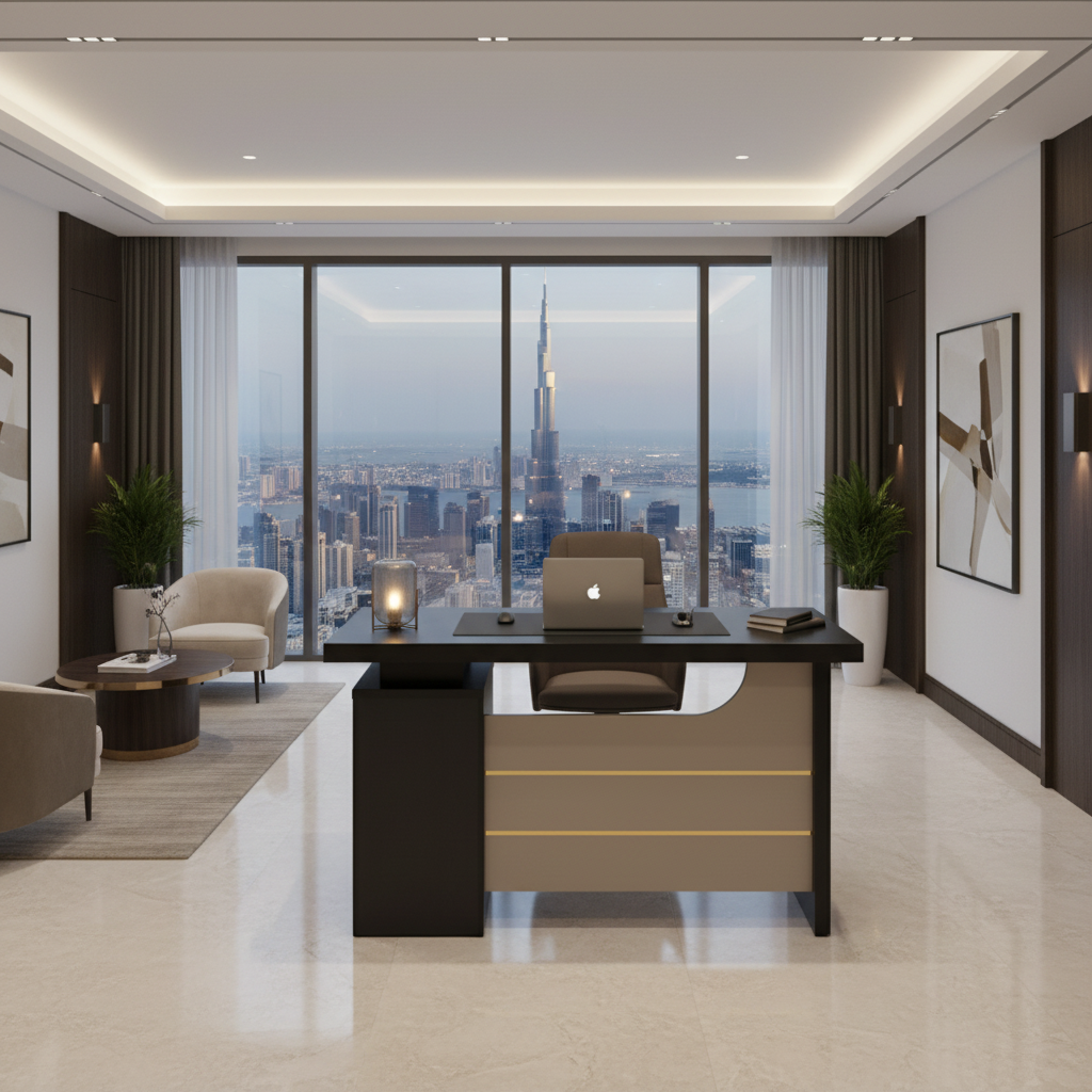 Office Desk 120cm Wenge Grey | IH 6005 UAE Delivery