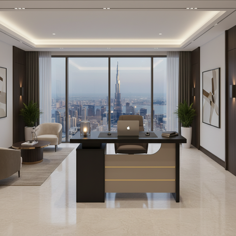 Office Desk 120cm Wenge Grey | IH 6005 UAE Delivery